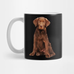 Brown labrador Retriever Dog Puppy, Lab Dog Lover Mug